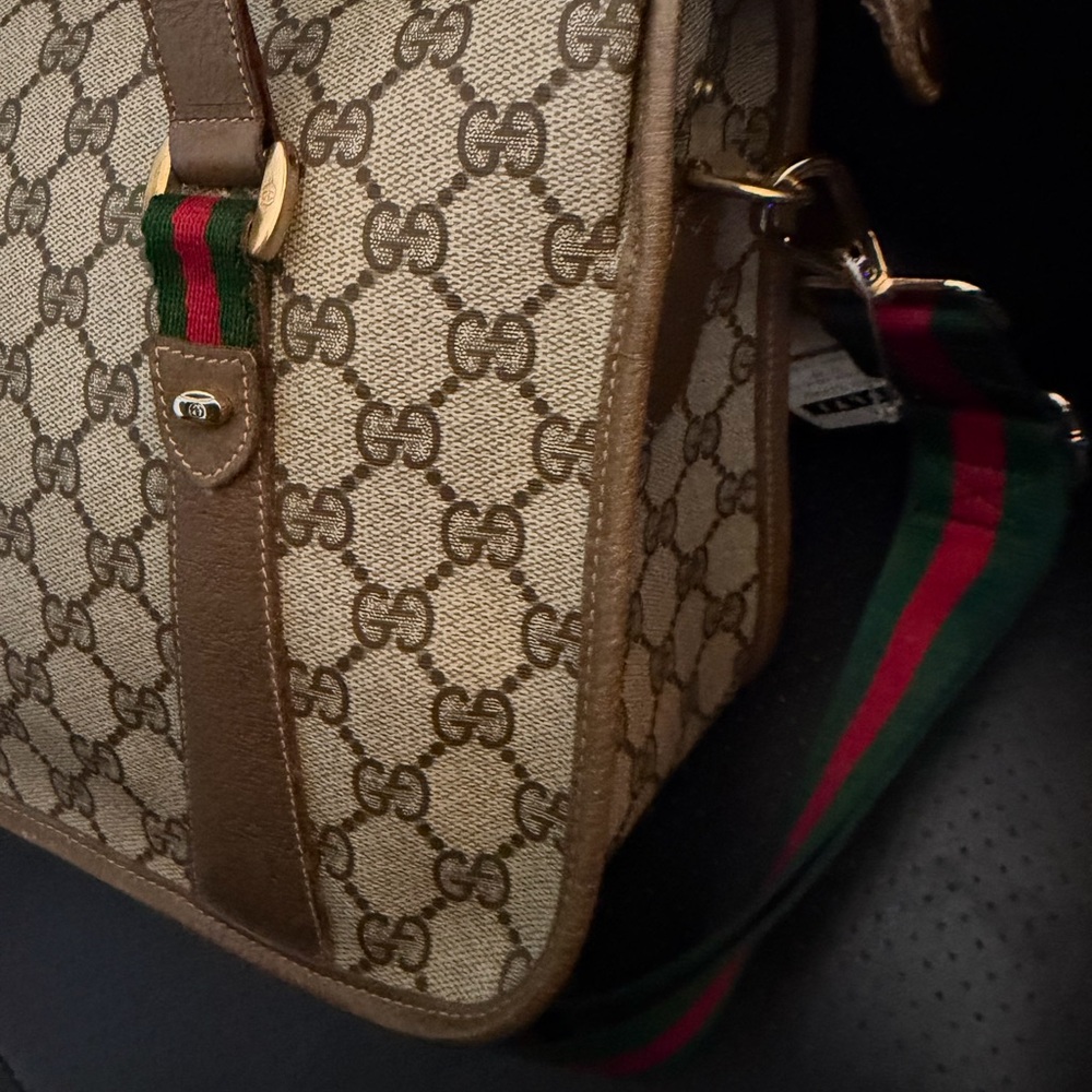 Gucci Vintage 2 Way Coated Canvas Monogram - Picture 4 of 14